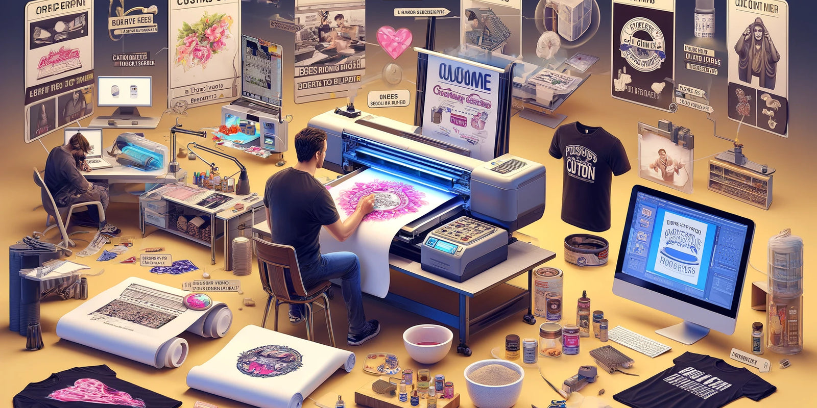 Custom DTF Transfers for Unique Projects