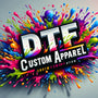 DTF custom apparel designs