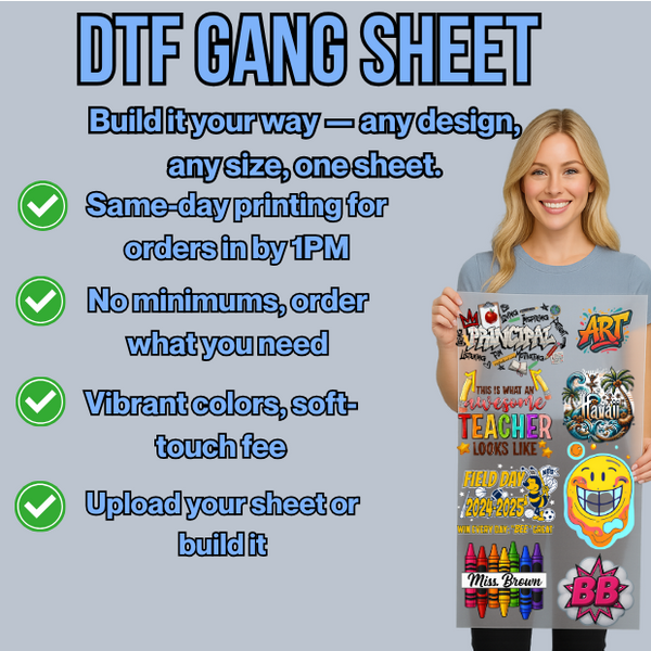 DTF Gang Sheet Builder - Create Custom Sheets Easily