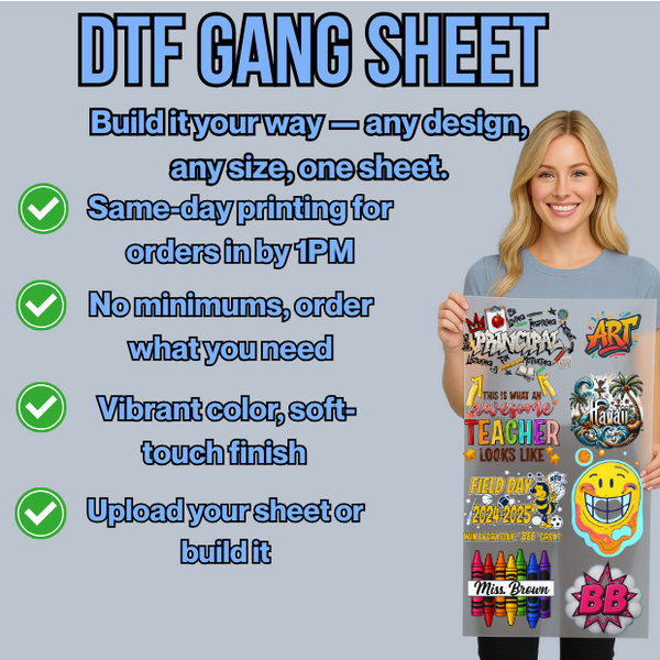 Build Your Own Custom Gang Sheets