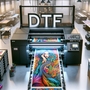 Advanced DTF printing setup demonstrating high-definition output