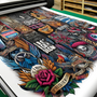 DTF gang sheets in textile printing."