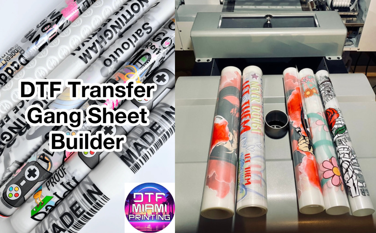 DTF Transfer Sheets & Gang Sheets for High-Quality Printing