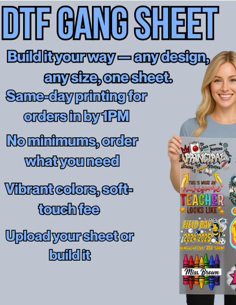 DTF Gang Sheet Builder - Create Custom Sheets Easily