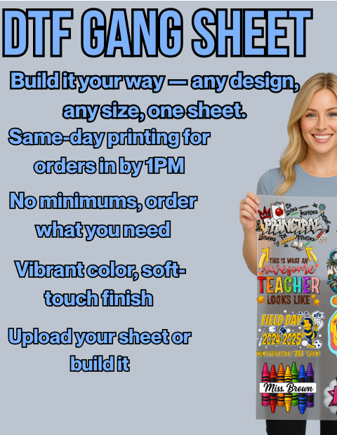 Build Your Own Custom Gang Sheets